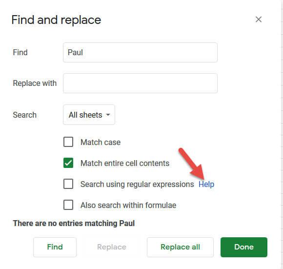 Hướng dẫn cách tìm kiếm trong Google Sheets